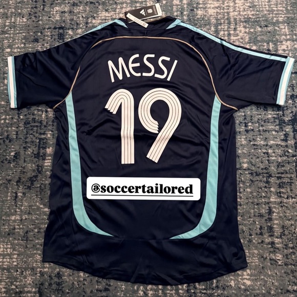 adidas Other - ARGENTINA size M XXL MESSI #19 soccer jersey camiseta malliot maglia